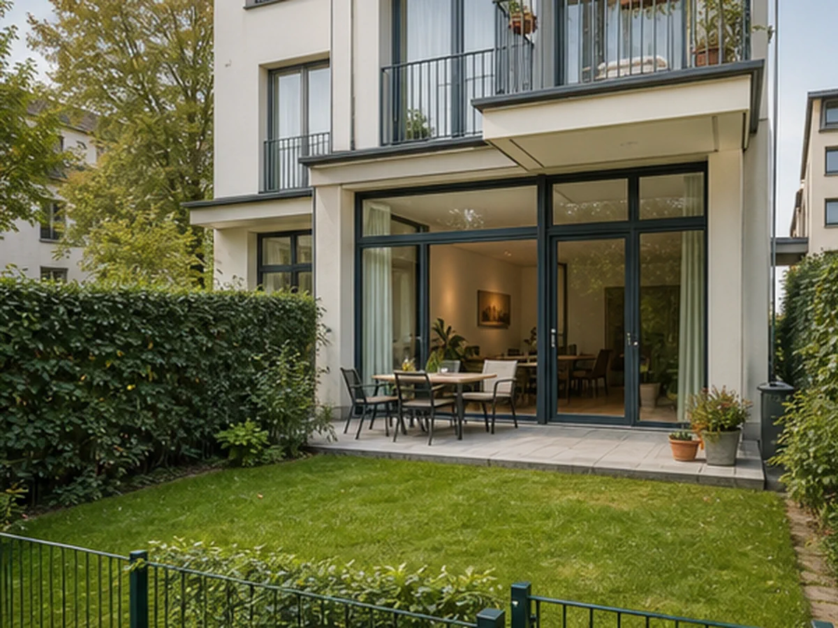 Gartenwohnung mit Terrasse und kleinem Privatgarten